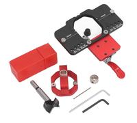 Kit di foratura for cerniere in lega alluminio, porte armadietti, punzonatrice, guida bloccaggio precisa la lavorazione del legno, localizzatore da 35 mm