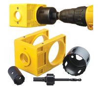 Kit di foratura per foro porta, kit di installazione serratura porta,Kit di foratura per pulsante, set di seghe a campana - Strumento per foro in acciaio al carbonio, strumenti man