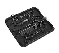Kit di Forbici per la Toelettatura per Animali Domestici Professionisti - Cesoie per Diradamento da Taglio in Acciaio Inossidabile per Parrucchiere per Gatti per Cani - Design Ergonomico - Lame
