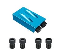 Kit di fori tascabili da 7/14/15 pezzi da 15 gradi, guida for la foratura di fori for lavorazione del legno, localizzatore con set di punte for trapano, perforatrice(7PCS)