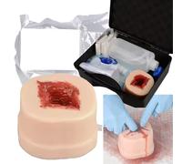 Kit di Formazione per la medicazione delle ferite, Modello di ferita Aperta cilindrica, Kit di Formazione per Il Controllo delle emorragie, Modello di sutura per esercitarsi nell'emostasi, Istruttore