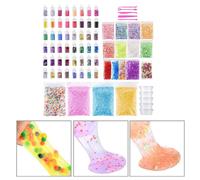 Kit di forniture per melma colorata con tazze Progetti artigianali Fette di