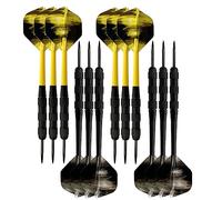 Kit di freccette con punta in acciaio da 18 grammi Set di freccette in metallo professionale con alberi in nylon per volo O-ring portatile cassetta degli attrezzi in ferro e nylon punte in acciaio