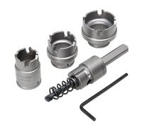 Kit di fresa per fori, 6 pezzi, carburo di tungsteno