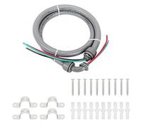Kit di frusta da 1,2 m per condotto elettrico flessibile AC senza liquido metallico a tenuta stagna con condotto flessibile del cavo del calibro 10