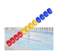 Kit di Fune Divisoria Sicurezza for Piscina E Linea Galleggiante,Corda for Regolabile con 8 Boe Galleggianti,for Parco Acquatico(Nylon Rope,300cm)