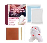Kit Di Fusione A Mano Fai -da -te - Kit Di Fusione Stampo A Mano In Gesso, Stampo A Con Base | Espressione Artistica Anniversario E Regali Per La Doccia Nuziale Per Coppie Fidanzata Nonna, De