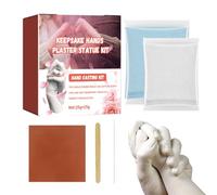 Kit di fusione a mano in gesso - Campioni a mano di coppia, set di casting casalingo Idea regalo personalizzata, kit di memoria unici, regalo di Natale ponderato per il fidanzato, persone amate