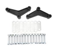 Kit di ganci per rimorchi, kit di ganci per assi di rimorchi per assi tandem a doppio occhio da 3500 a 5200 libbre, kit di ganci per assi di rimorchi tandem in metallo ad alta resi