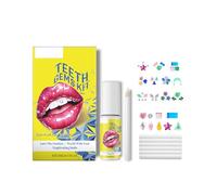 Kit di Gemme per Denti, Gemma dei Gioielli del Dente, DIY Tooth Gem Kit, Gemme Denti Ornamenti Denti, Set di Diamanti per Decorare Denti e Unghie per Principianti, 02
