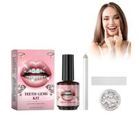 Kit di Gemme per Denti, Gemma dei Gioielli del Dente, DIY Tooth Gem Kit, Gemme Denti Ornamenti Denti, Set di Diamanti per Decorare Denti e Unghie per Principianti, 14
