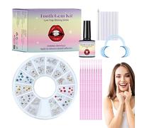 Kit di gemme per denti, gioielli per denti per principianti, gemme di denti alla moda, cristalli di denti, gemme facili da installare, adesivi per denti scintillanti, kit di gemme, gioielli per denti