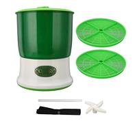 Kit di germinazione di grande capacità per germogli di soia Spruzzatore a 360 gradi per uso alimentare Kit per la coltivazione di germogli di fagioli e yogurt (regolamento USA 110V)