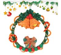 Kit di ghirlande per fare per adulti,Kit per realizzare ghirlande | Forniture per realizzare ghirlande fatte a mano illuminate | Forniture per decorazioni festive, accessori natalizi, bacchetta