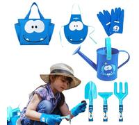 Kit di Giardinaggio per Bambini - Annaffiatoio E Da Piantagione | Set di 7 Attrezzi da Giardinaggio per Bambini,Per Cortile Fattoria Asilo Balcone Età 3-8 Anni Prato Fiori