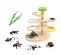 Kit Di Giocattoli Per Esperimenti Scientifici In Legno Per Bambini: Lente D'ingrandimento A 3 Strati Con Filtri Colorati, Set Di Apprendimento Stem Educativo Per Osservazione E Scoperta