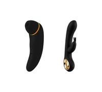 Kit di giocattoli sessuali Hugbox, confezione da 2 best-seller: succhia clitoride e vibratore a forma di coniglietto
