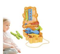 Kit di Gioco di Simulazione per Tutto- , Kit di Gioco di Simulazione Prescolare,Giocattoli di Vestire | Kit di Gioco di ruolo di Ingegnere e Medico in Cartone animato per la Scuola materna