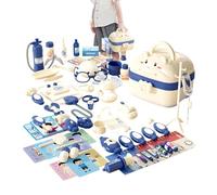 Kit di gioco medico per bambini, valigetta medica giocattolo per bambini con design a valigetta, effetti luminosi e sonori, set per gioco simbolico e cosplay, per compleanno