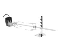 Kit di giraggio Elettrico giraggio in Acciaio Inossidabile sputo Set Kit di girarte per girarrumi per Esterni Kit per girarrosto Elettrico per la Festa del Cortile, capacità di