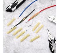 Kit di giunzione sommergibile con 3 terminali a pressione a freddo e 10 tubi termorestringenti per la riparazione di cavi sotterranei impermeabili #10/#12/#14 AWG