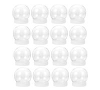 Kit di globi di neve fai da te, 24 pezzi da 270 ml, globi d'acqua trasparenti con tappo a vite, in plastica vuota, per Halloween, globo riempibile invernale fai da te L