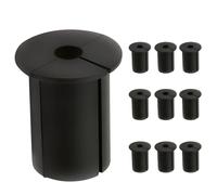 Kit di gomma per routing dei cavi 10pcs - starlnks Cablle Grommet Wall Grommets | 19/25,4 mm Feed del cavo del foro a parete attraverso gli anelli, i cavi di rete in silicone fori per fili,
