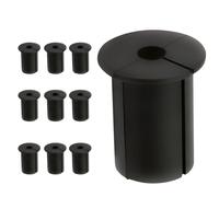 Kit di gomma per routing dei cavi 10pcs - starlnks Cablle Grommet Wall Grommets | 19/25,4 mm Feed del cavo del foro a parete attraverso gli anelli, i cavi di rete in silicone fori per fili,