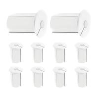 Kit di gomma per routing dei cavi 10pcs - starlnks Cablle Grommet Wall Grommets | 19/25,4 mm Feed del cavo del foro a parete attraverso gli anelli, i cavi di rete in silicone fori per fili,