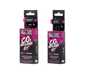 Kit di gonfiaggio Co2 Muc-Off Road Nero