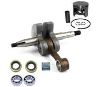 Kit di guarnizioni for albero motore, cuscinetti a sfere, anelli pistone, paraolio da 50 mm e 52, adatti for motoseghe 266, 268, 272 XP 272XP(52mm 272)