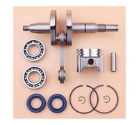 Kit di guarnizioni for cuscinetti a manovella e albero motore, 37 mm, for pistone, adatto for for motosega MS170 MS 170 017