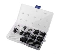 Kit di guarnizioni in gomma per immersioni subacquee, 170 pezzi, O-ring di 12 misure per riparazione di valvole del serbatoio, kit di manutenzione compatibile con Nitrox, con scatola portaoggetti