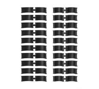 Kit di guarnizioni in gomma per manubrio della bicicletta, 20 pezzi, due opzioni di dimensioni 22,2 x 31,8 mm e 25,4 x 31,8 mm per una stabilizzazione affidabile degli accessori