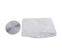 Kit di guarnizioni per finestre per condizionatore d'aria portatile, asciugabiancheria, panno sigillante per condizionatore mobile, kit di arresto dell'aria calda (230 cm x 2)