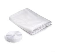 Kit di guarnizioni per finestre per condizionatore d'aria portatile, design con coulisse, blocco della pioggia calda, controllo della temperatura interna per porte scorrevoli, diverse dimensioni (25 x