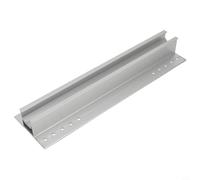 Kit di guide di montaggio solari in alluminio con staffe e morsetti per sistemi di pannelli solari a tetto piatto e fogli trapezoidali, supporto di vari spessori (set da 1 (per 30 mm)