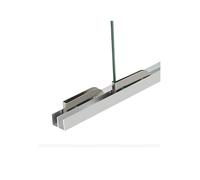 Kit di guide for porte scorrevoli con puleggia in acciaio inox 1SET for armadietti - Lega di alluminio resistente, funzionamento regolare(100cm)