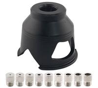 Kit di guide per trapano per la lavorazione del legno, con boccole/manicotti per trapano verticale autocentrante con boccole/manicotti per trapano da 2-10 mm, localizzatore manuale in lega di