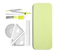 Kit di gust da ginnastica della busola - cassetta degli attrezzi portatili, set di aiuti allo studio | Strumenti per studenti pronti per esami, strumento di geometria avanzata, kit di apprendimento e