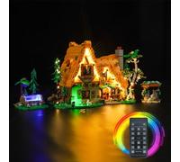 Kit di illuminazione a distanza per Lego Biancaneve e Sette Nani Cabana (non Lego), kit di illuminazione a LED per Lego 43242 Snow White and The Seven Dwarfs' Cottage giocattolo creativo