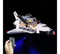 Kit di illuminazione a LED per Lego 10283 NASA Space Shuttle Discovery - Luci personalizzate da montare, compatibile con questo modello (Modello Non Incluso)(versione telecomando)