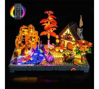 Kit di illuminazione a LED per Lego 11372 Autunno Cottage Garden - Luci personalizzate da montare, compatibile con questo modello (Modello Non Incluso)(versione telecomando)