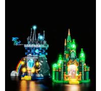 Kit di illuminazione a LED per LEGO 75689 Emerald City & Kiamo Ko Castle - Luci personalizzate da Montare, Compatibile con questo Modello (Modello non incluso)