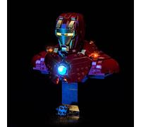 Kit di illuminazione a LED per Lego 76327 Iron Man MK4 Bust - Luci personalizzate da montare, compatibile con questo modello (modello non incluso)
