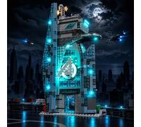 Kit di illuminazione a LED per Lego 76352 Doomsday New Avengers Tower (kit | Installazione semplice, cablaggio discreto e effetti di illuminazione cinematografici per migliorare il tuo modello