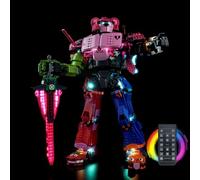 Kit di illuminazione a LED per Lego 77078 Mecha Team Leader - Luci personalizzate da montare, compatibile con questo modello (Modello Non Incluso)(versione telecomando)