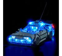 Kit di illuminazione a LED per LEGO 77256 Time Machine from Back to the Future - Luci personalizzate da montare, compatibile con questo modello (modello non incluso) (Edizione standard)