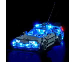 Kit di illuminazione a LED per LEGO 77256 Time Machine from Back to the Future - Luci personalizzate da montare, compatibile con questo modello (modello non incluso) (Edizione standard)