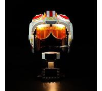 Kit di illuminazione a LED solo - Set di luci Kyglaring progettato per casco Lego Star Wars Luke Skywalker (Red Five) 75327 - Senza set Lego (versione classica)